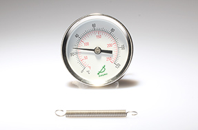 Spring thermometer slotted pillar ST221SS-2