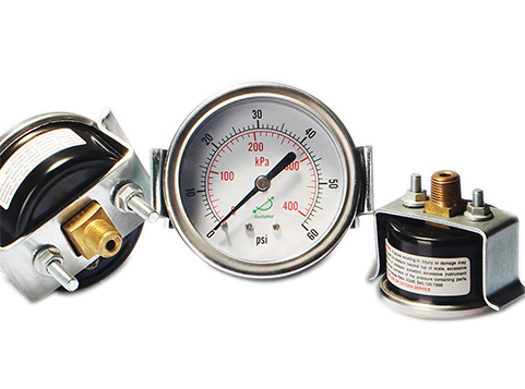 General pressure gauge with U-clamp EPG221H-U