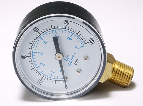 Bottom connection general pressure gauge EPG221V