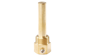 Brass thermowell